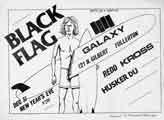 black flag, galaxy, 1982, cancelled show