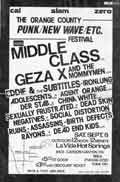 Cal Slam Zero Rock Fest, La Vida Hot Springs, 
1980, Cops broke up show before I got there.