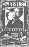 dead kennedys, starlite ballroom, 1984