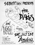 dickies, Fender's Ballroom, 1985
